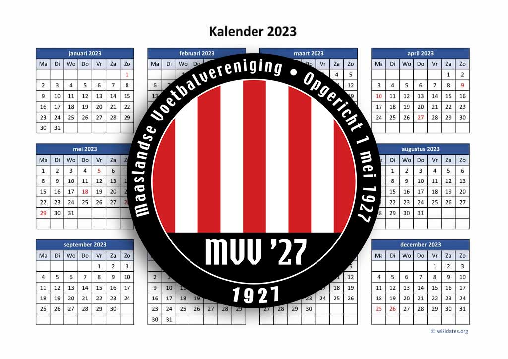 Wedstrijdkalender MVV ’27 2 seizoen 2023-2024